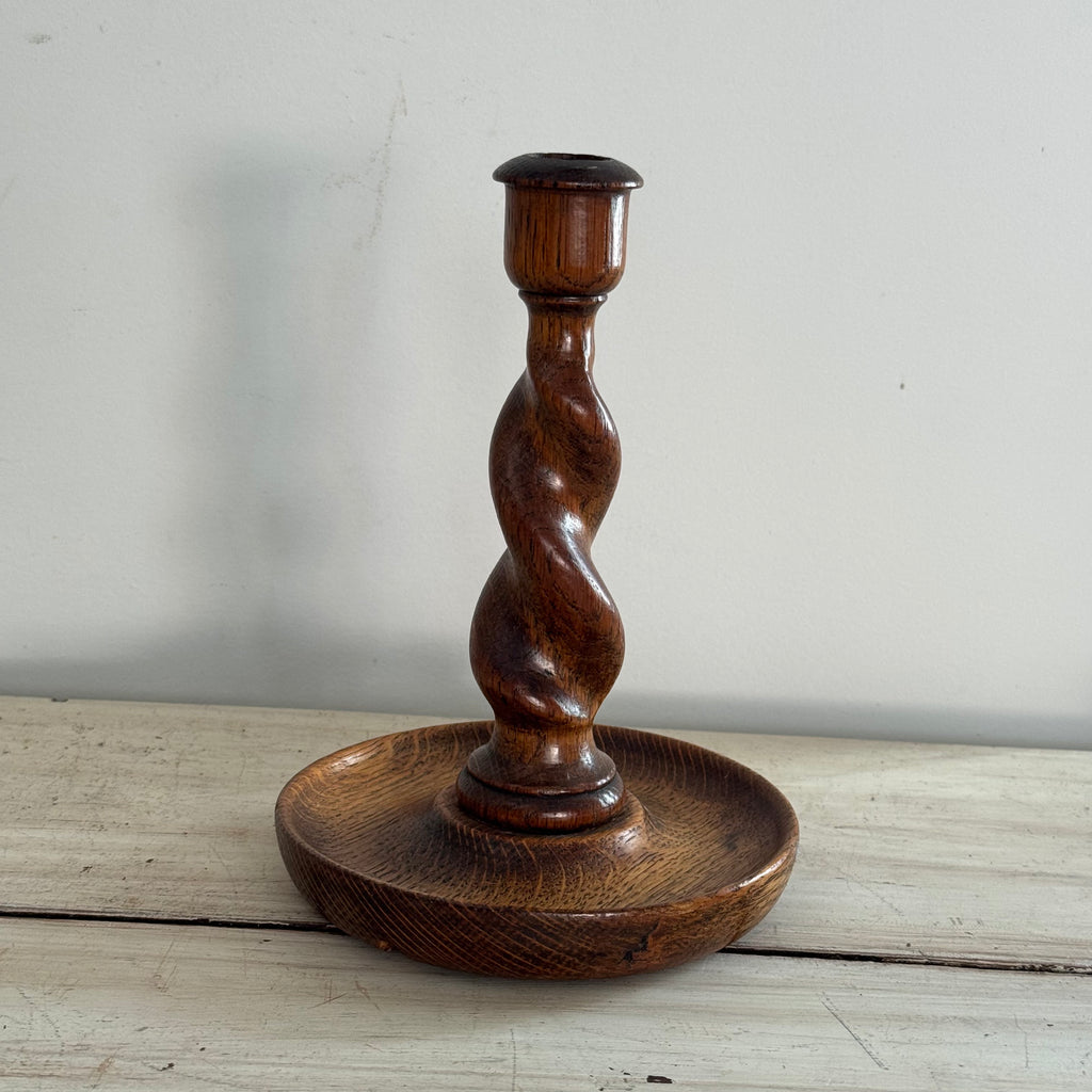 English Barley Twist Candlestick