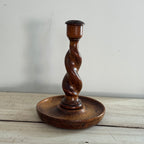 English Barley Twist Candlestick