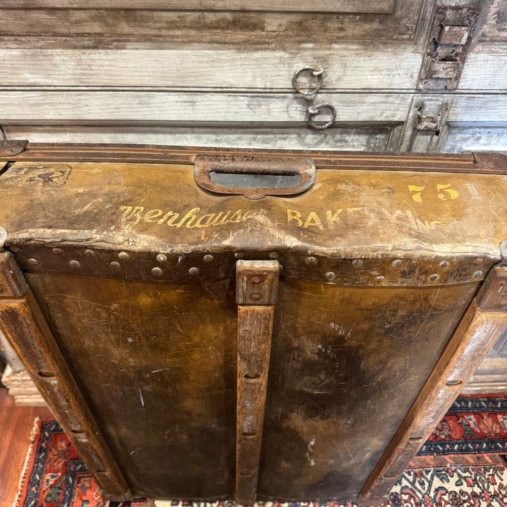Antique Lancaster, PA Bakery Bread Rack Tray - "Town Talk Bread"