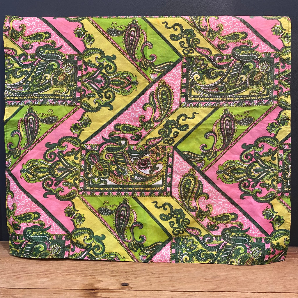 Pink & Lime Paisley Scarf