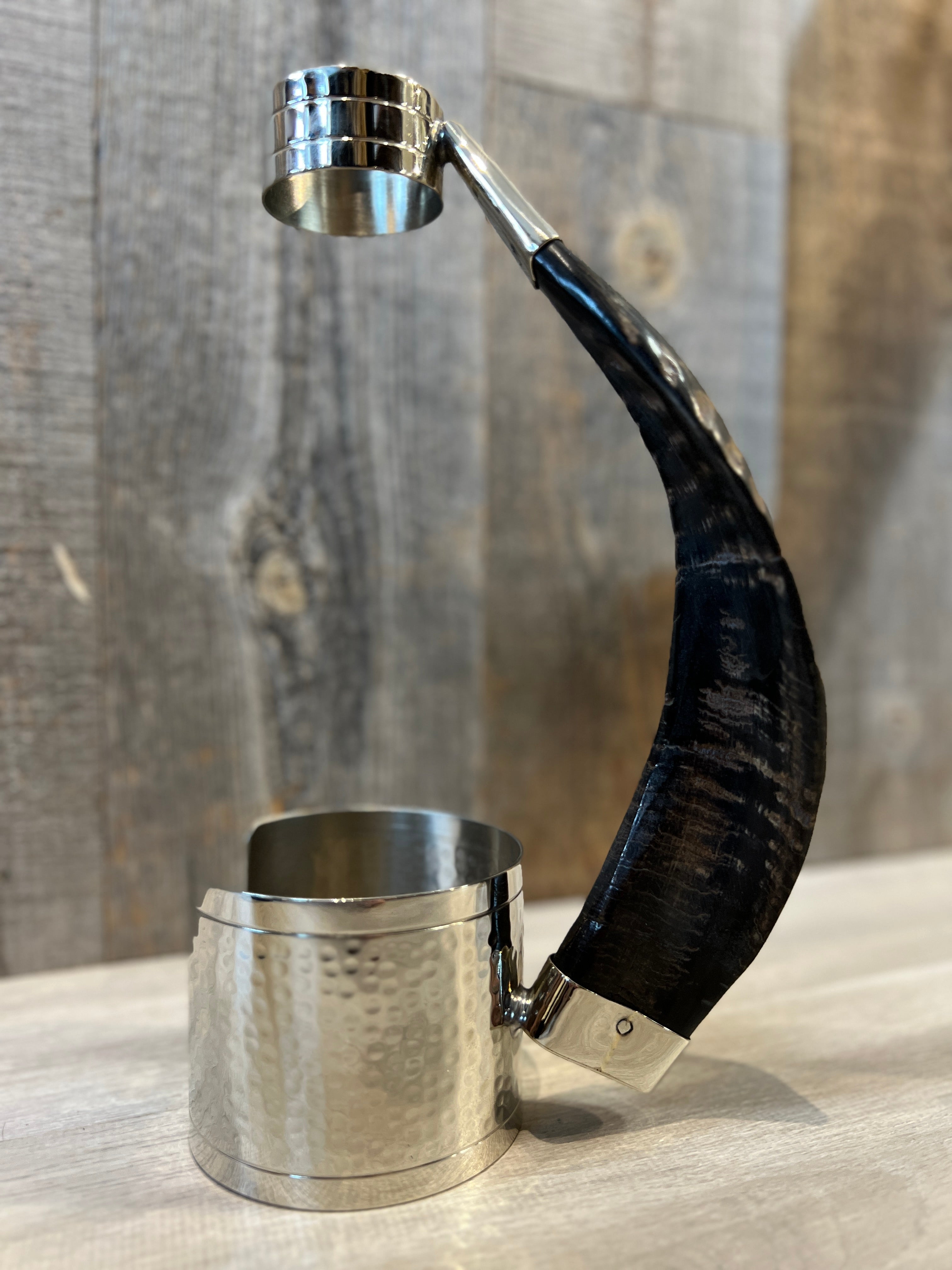 Handcrafted Wine Holder Hammered