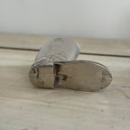 English Silver-Plated Riding Boot Spirit Measure
