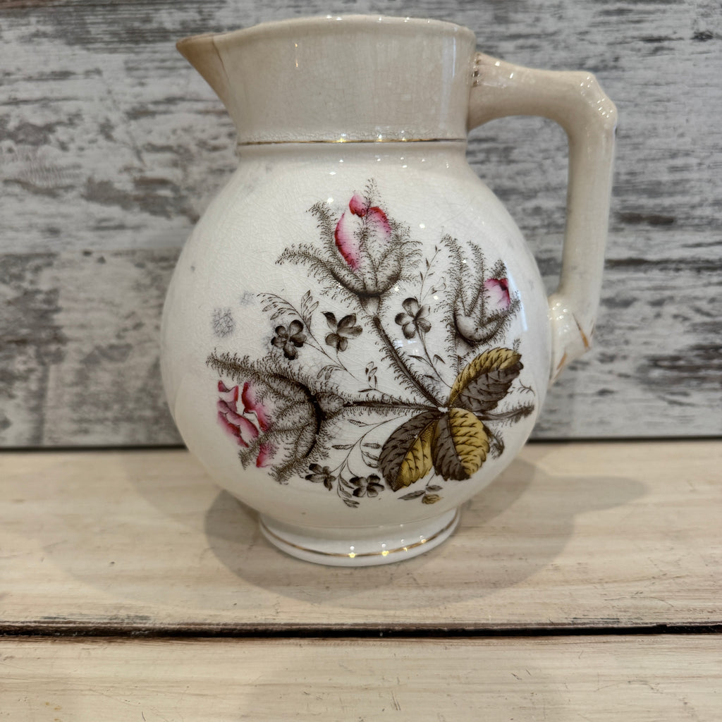 English Rose Ironstone Pitcher