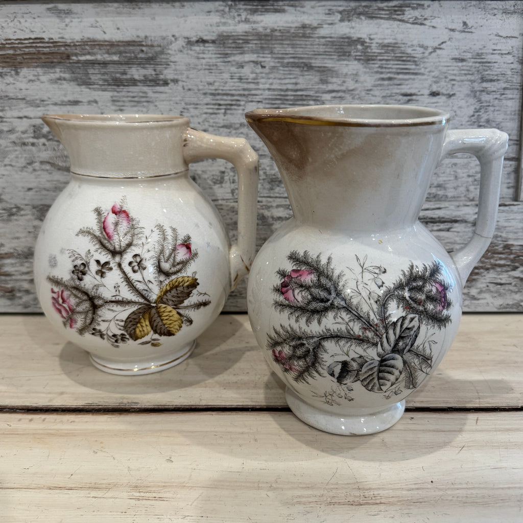 English Rose Ironstone Pitcher