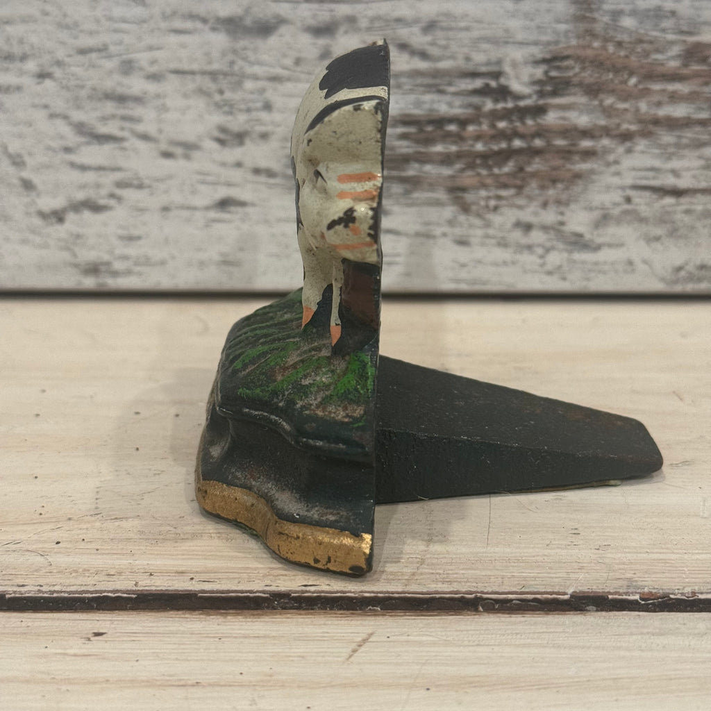 Cast Iron Cow Doorstop