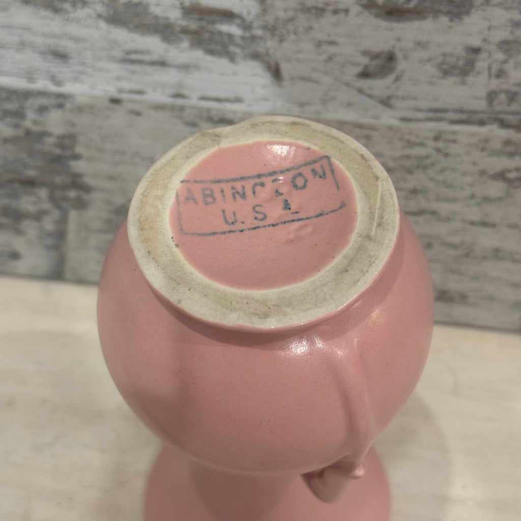 Abington Blush Pottery Vase with Twin Handles