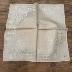 Belgian Damask Linen Napkins – Floral Basket Motif (Set of 6)