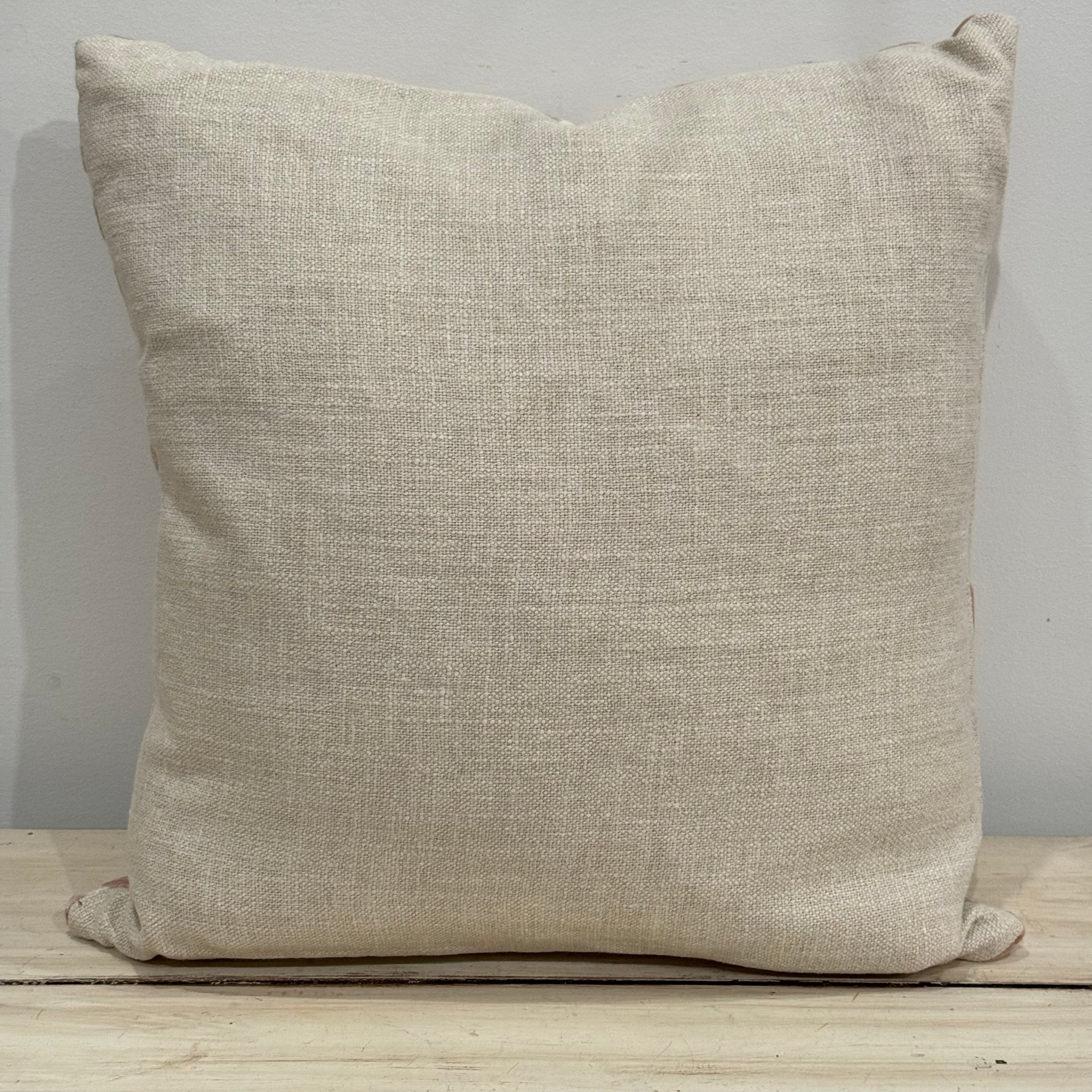 Designer Blush Dot Pillow