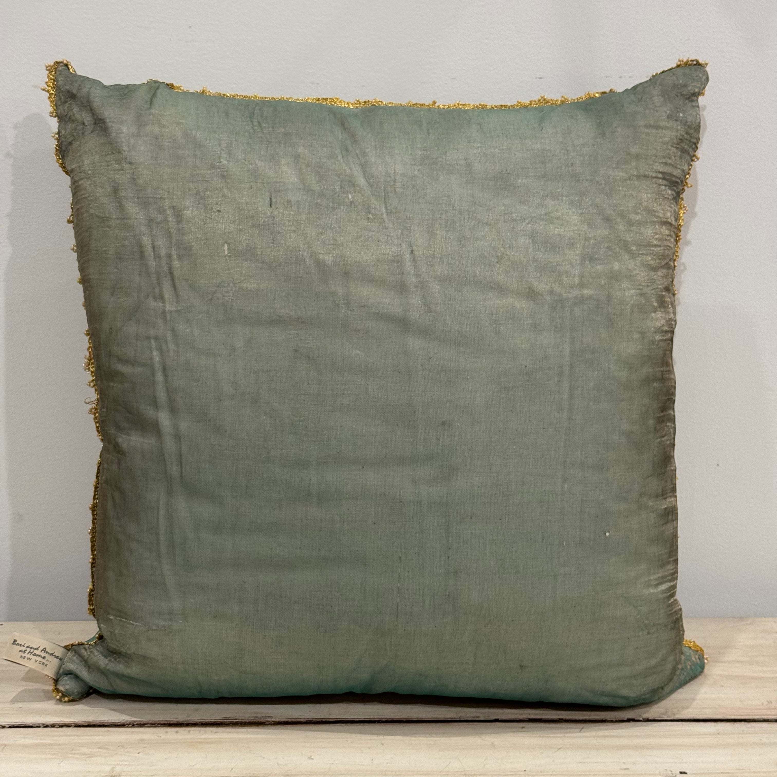 Vintage Silk Pillow