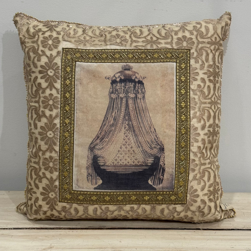 Vintage Silk Pillow