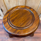 French Bobbin-Leg Wooden Stool