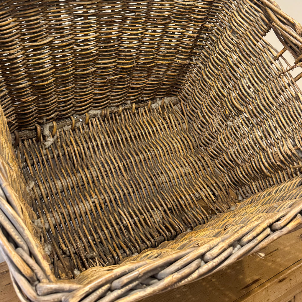 Antique Wool English Basket