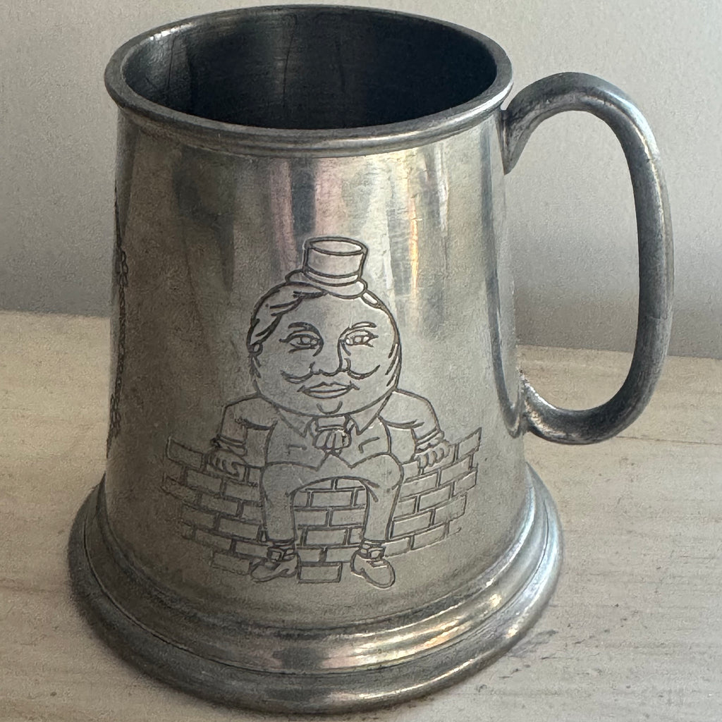 English Humpty Dumpty Pewter Child’s Mug