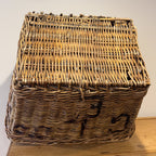 Antique Wool English Basket