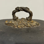 European Coal Scuttle with Brass Mounts