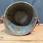 Antique English Galvanized Iron Bucket