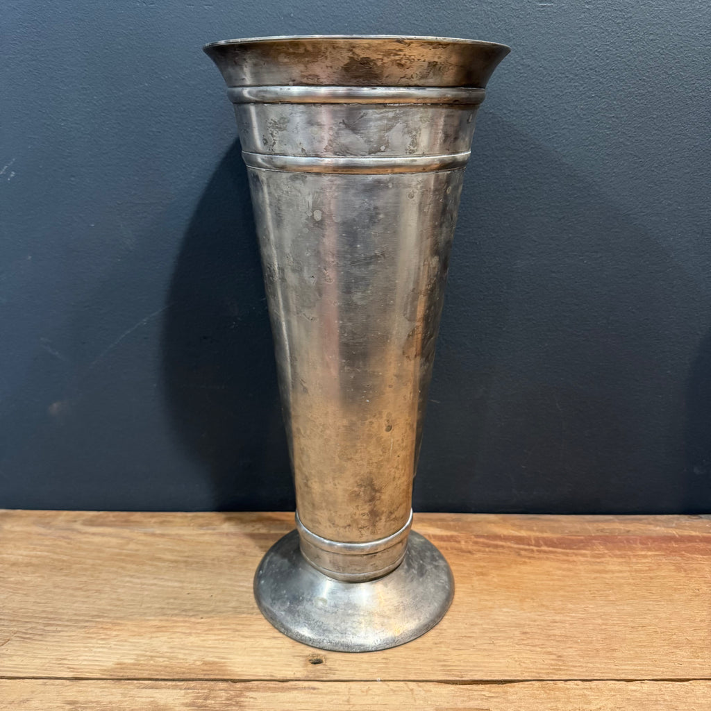 Silverplate Trumpet Vase