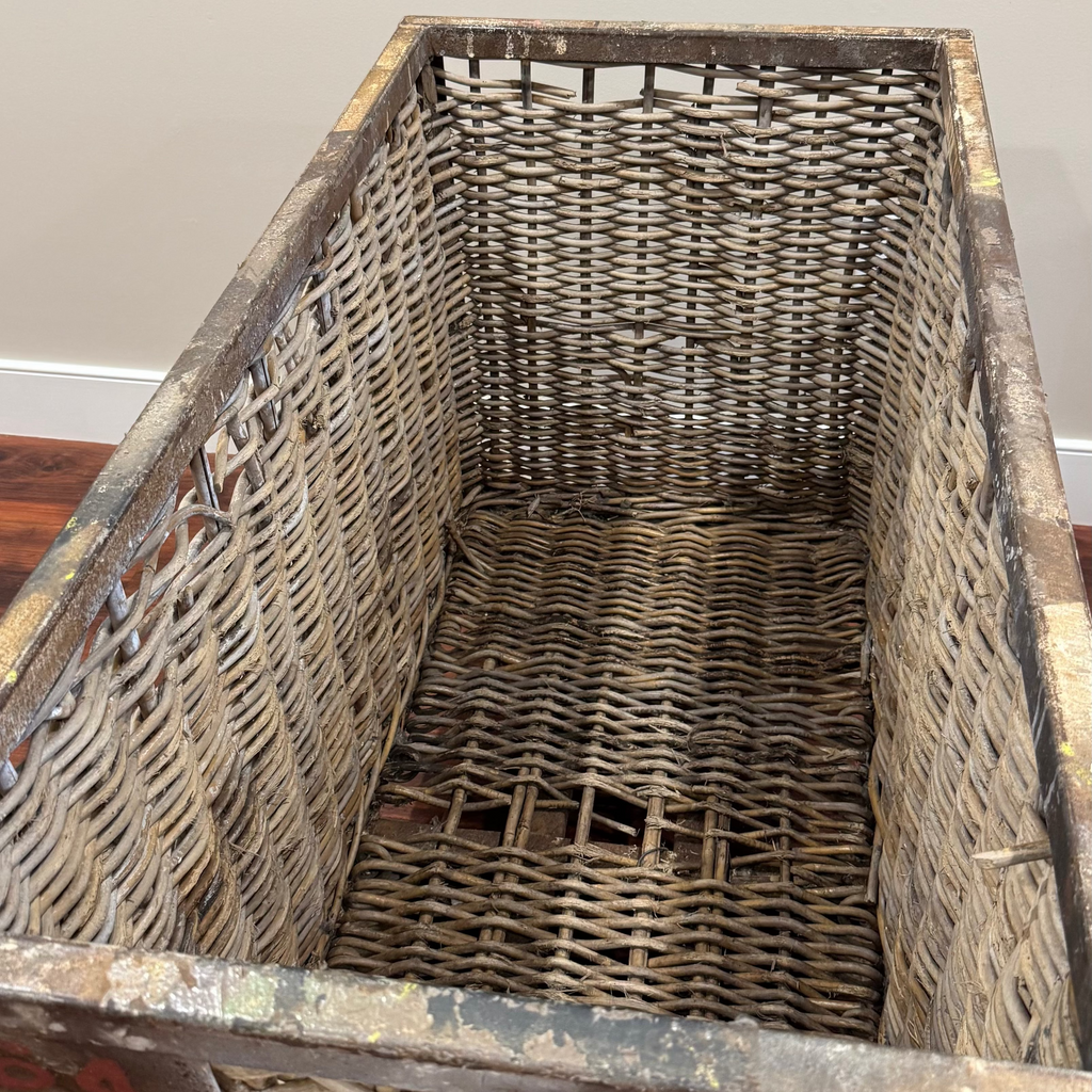 English Rolling Wool Cart