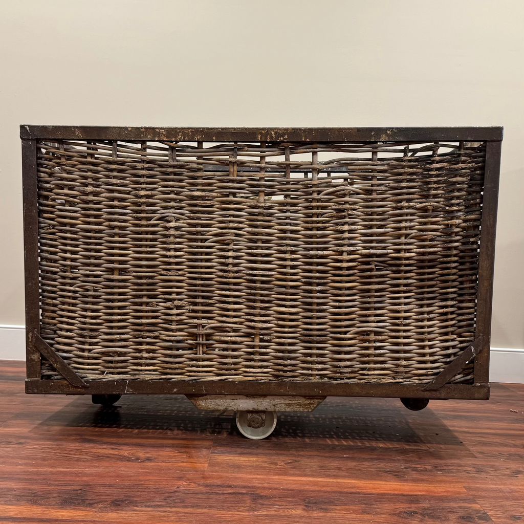 English Rolling Wool Cart