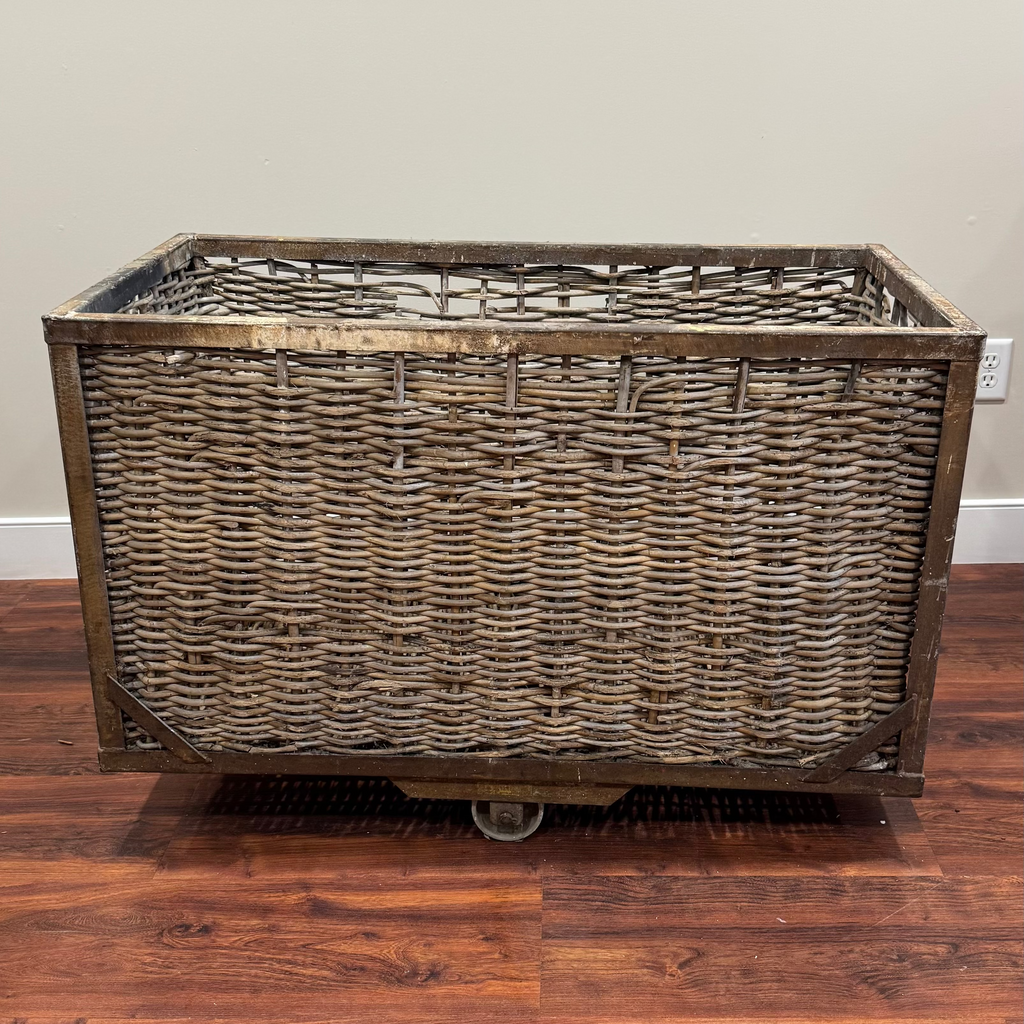 English Rolling Wool Cart