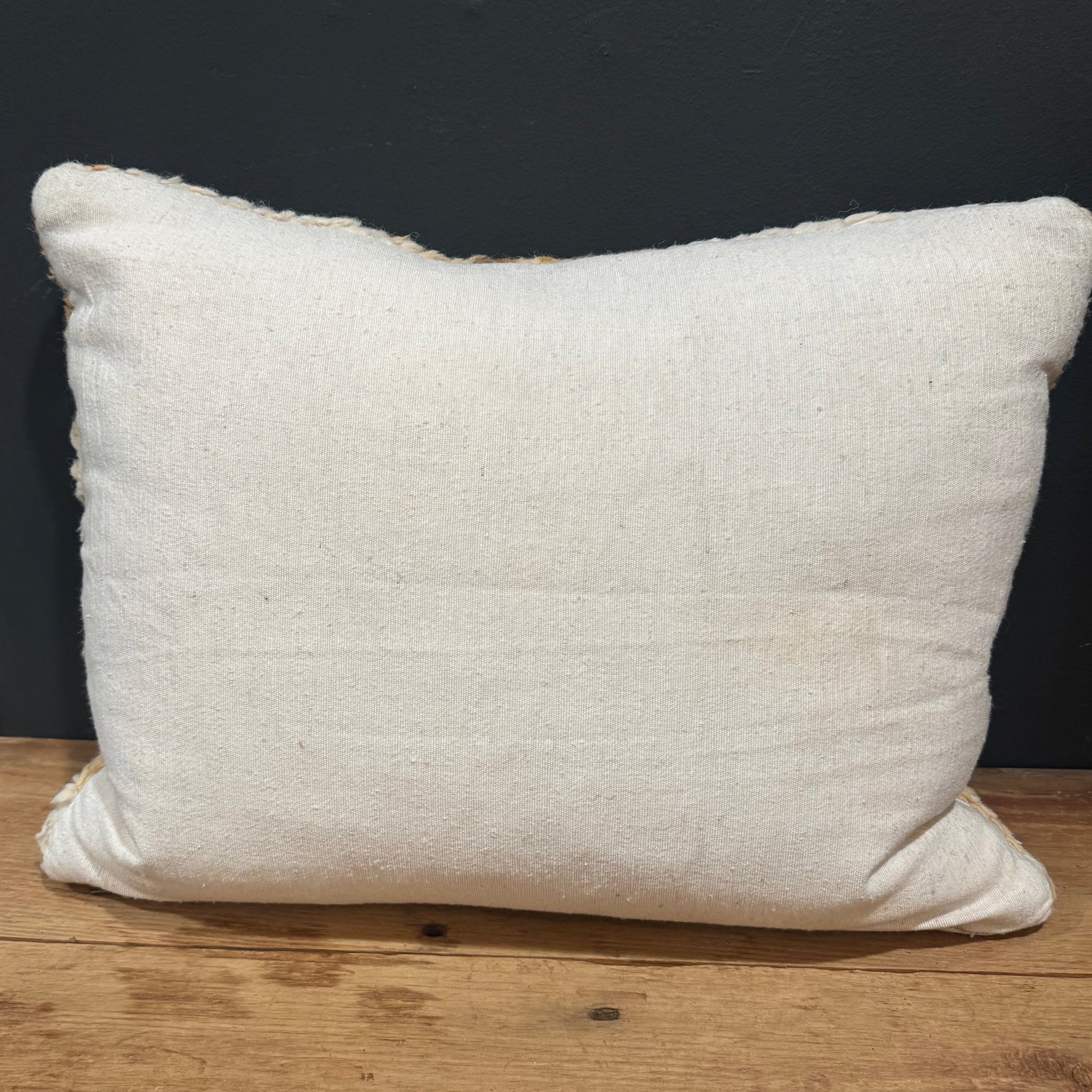 Vintage Wool Rug Pillow