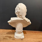 Classical Mozart Bust in Plaster