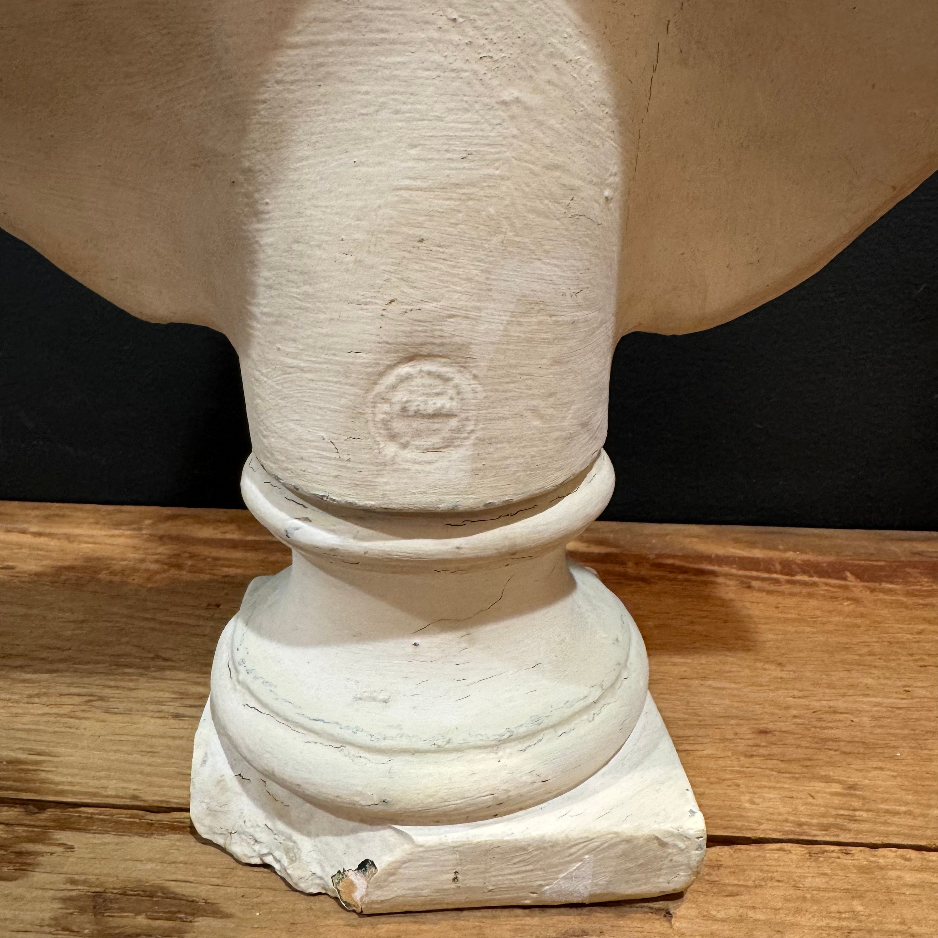 Classical Mozart Bust in Plaster
