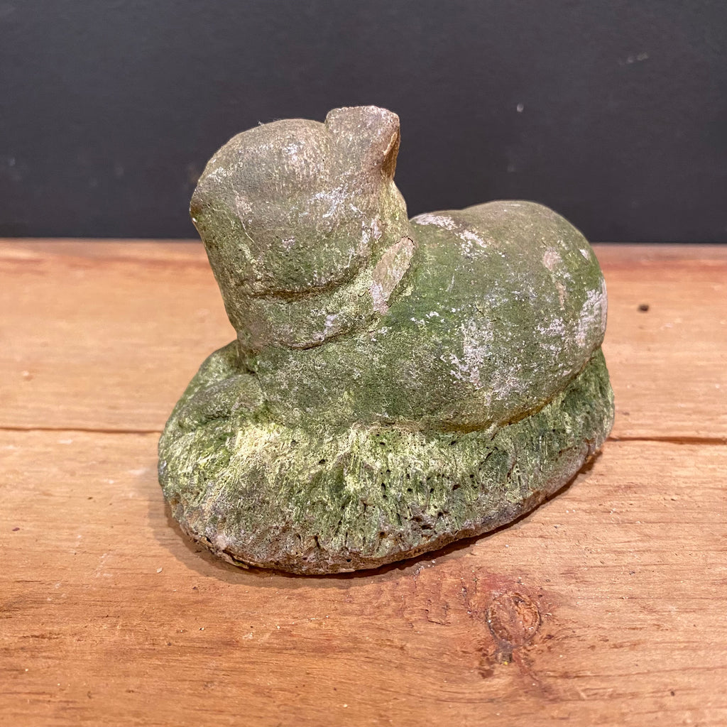 Vintage English Cast Stone Sow with Piglets