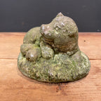Vintage English Cast Stone Sow with Piglets
