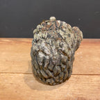 Vintage English Cast Stone Hedgehog with Apple
