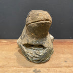 Vintage English Cast Stone Frog