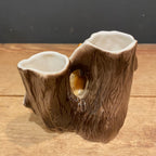 Hornsea Fauna Royal Rabbit Double Planter No. 25 – Made in England