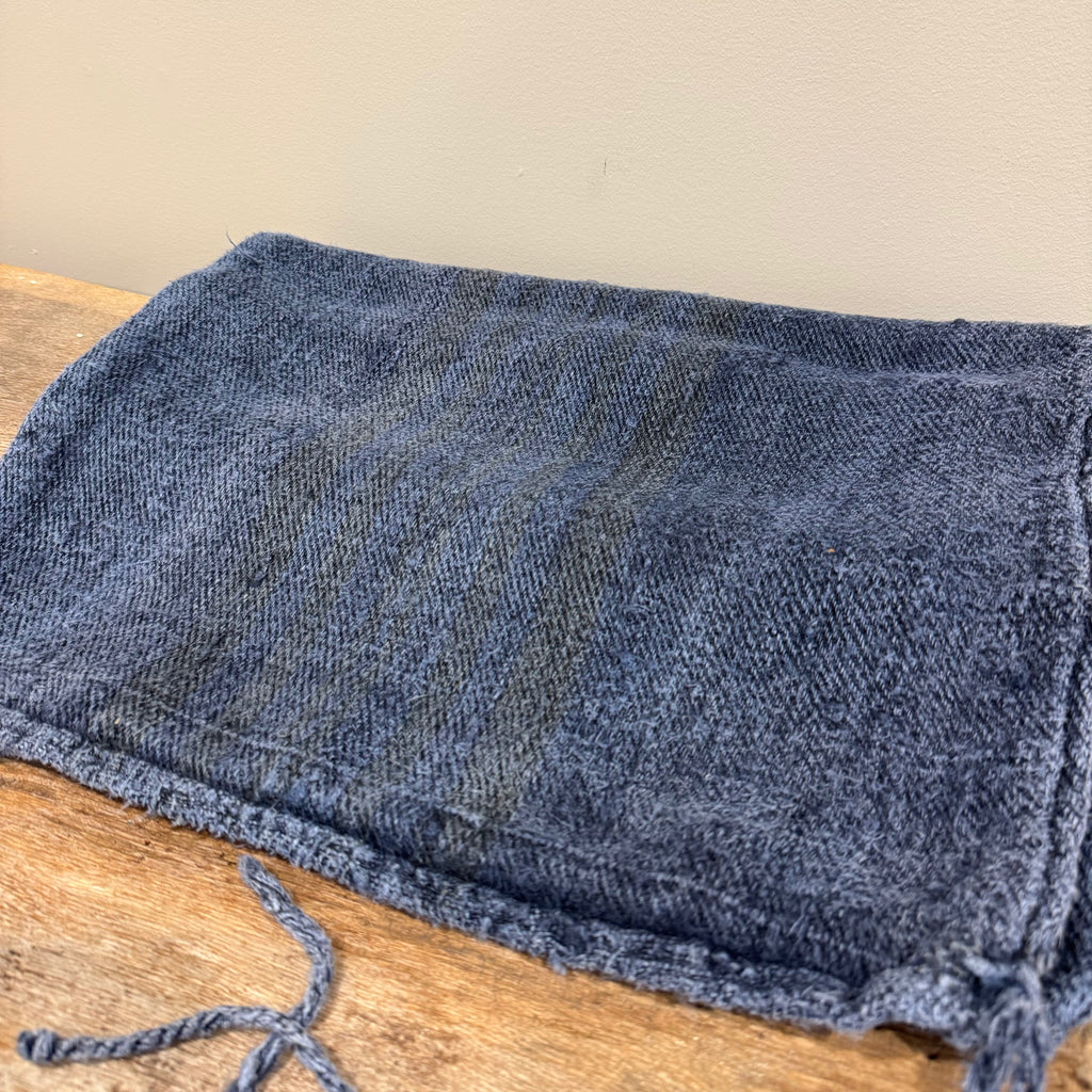 Vintage Over-Dyed Linen Grain Sack from Tuscany (case only)