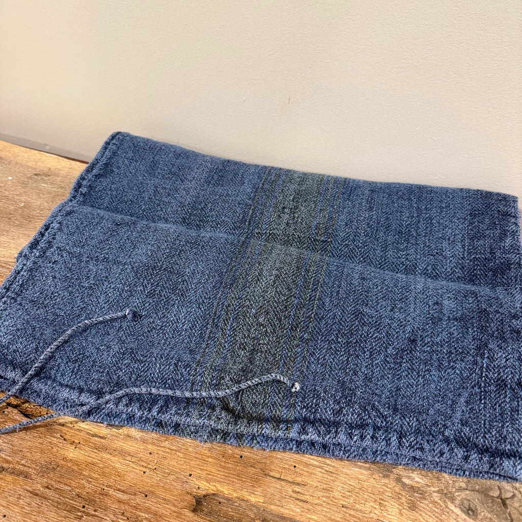 Vintage Over-Dyed Linen Grain Sack from Tuscany (case only)