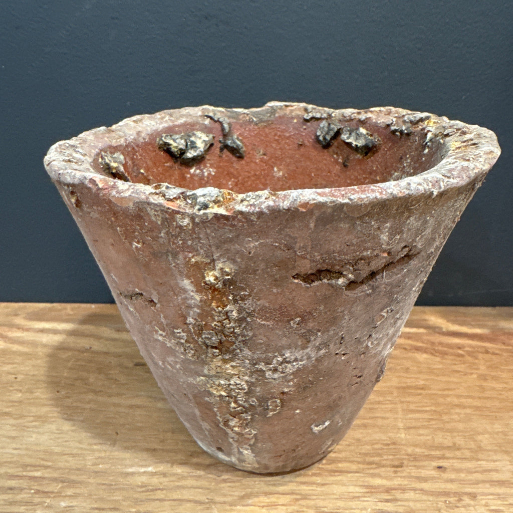 Antique French Pine Resin Collecting Pot