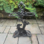Antique Victorian Hunting Dog Umbrella and Walking Stick Stand