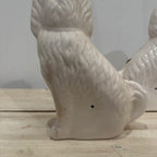 Antique English Staffordshire Spaniel Pair