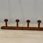 Vintage French Four-Peg Wall Rack
