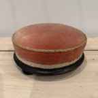 Antique English Rose Velvet Footstool