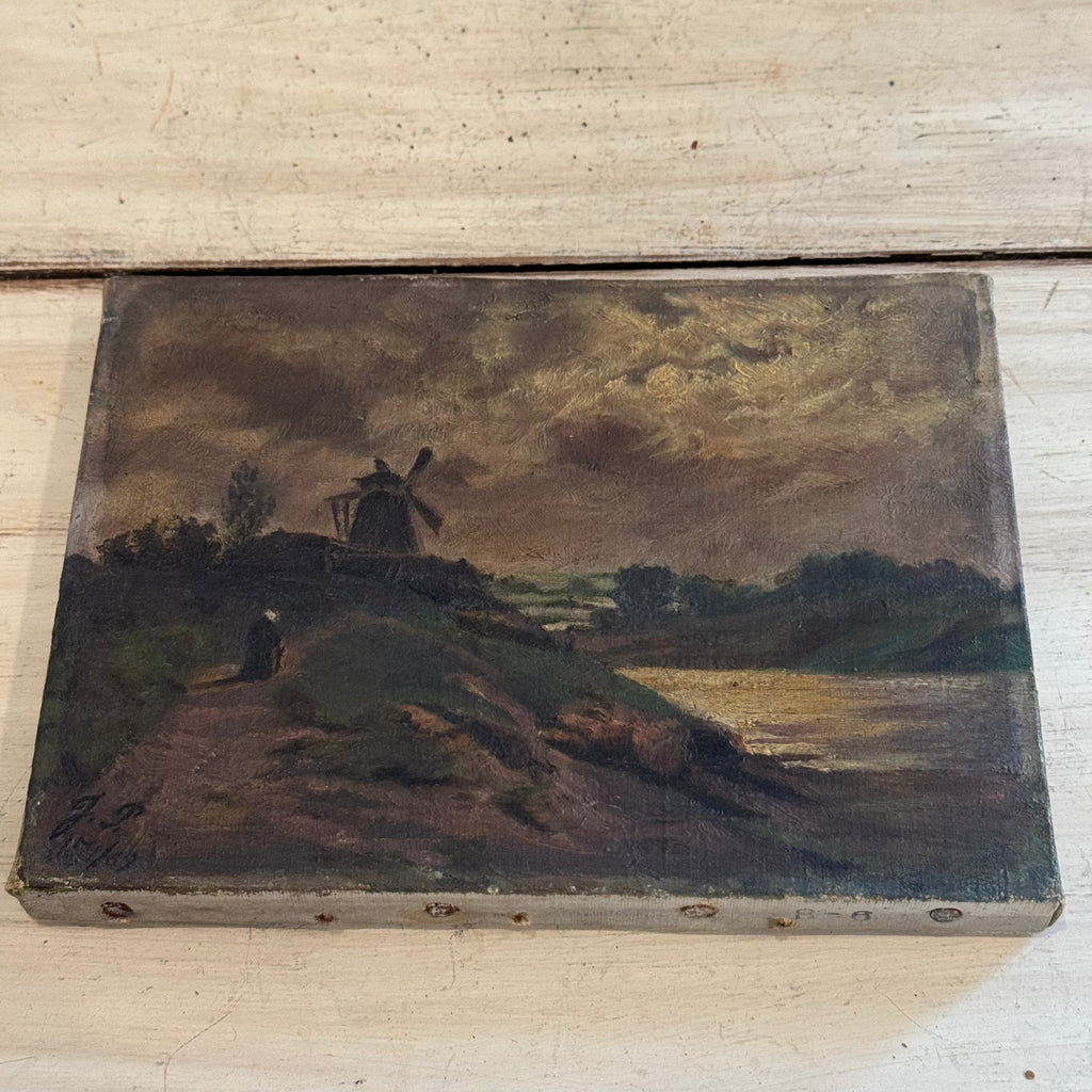 Windmill at Dusk