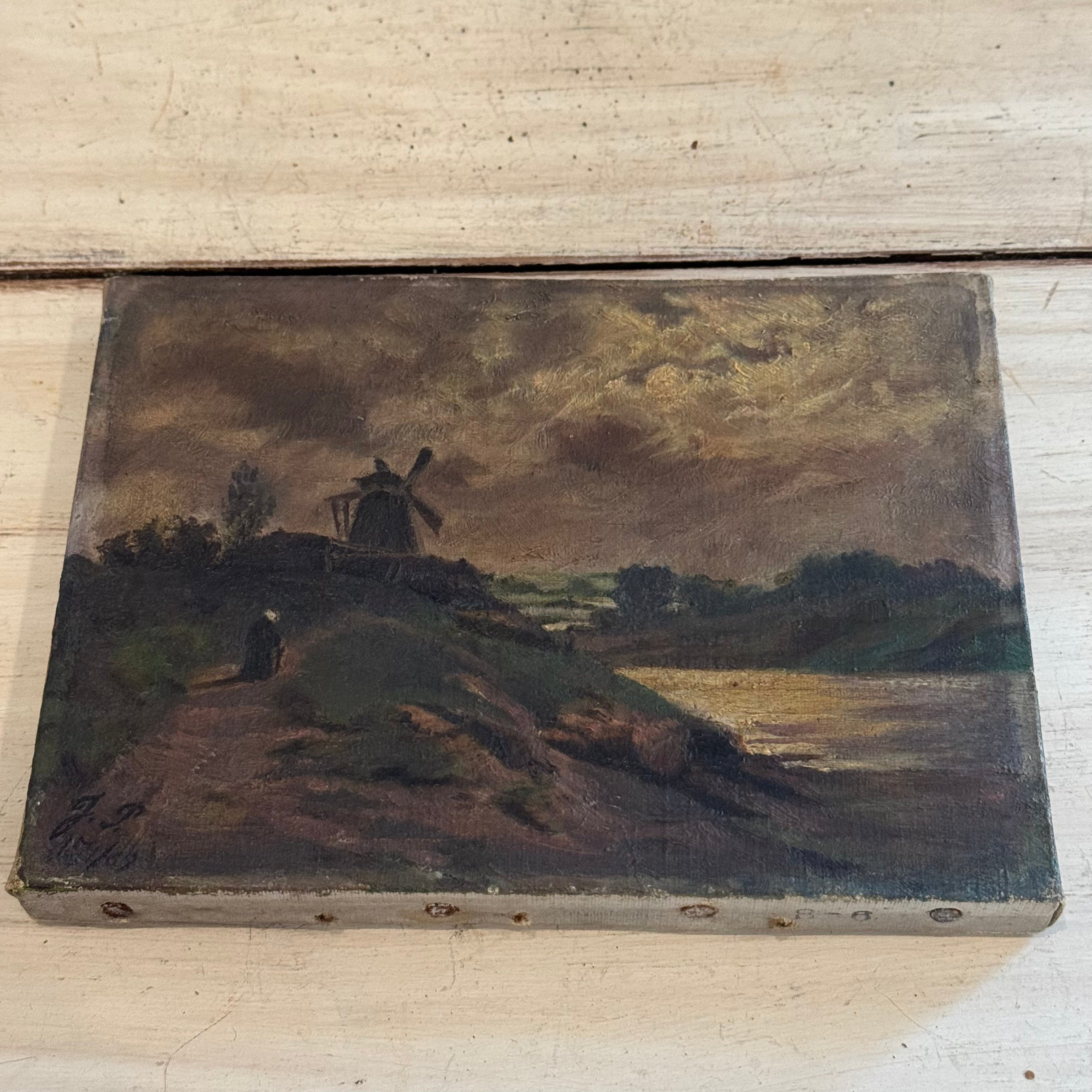 Windmill at Dusk