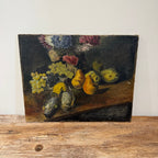 Grouse and Fruit Still Life Oil