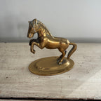 Vintage Brass Rearing Horse
