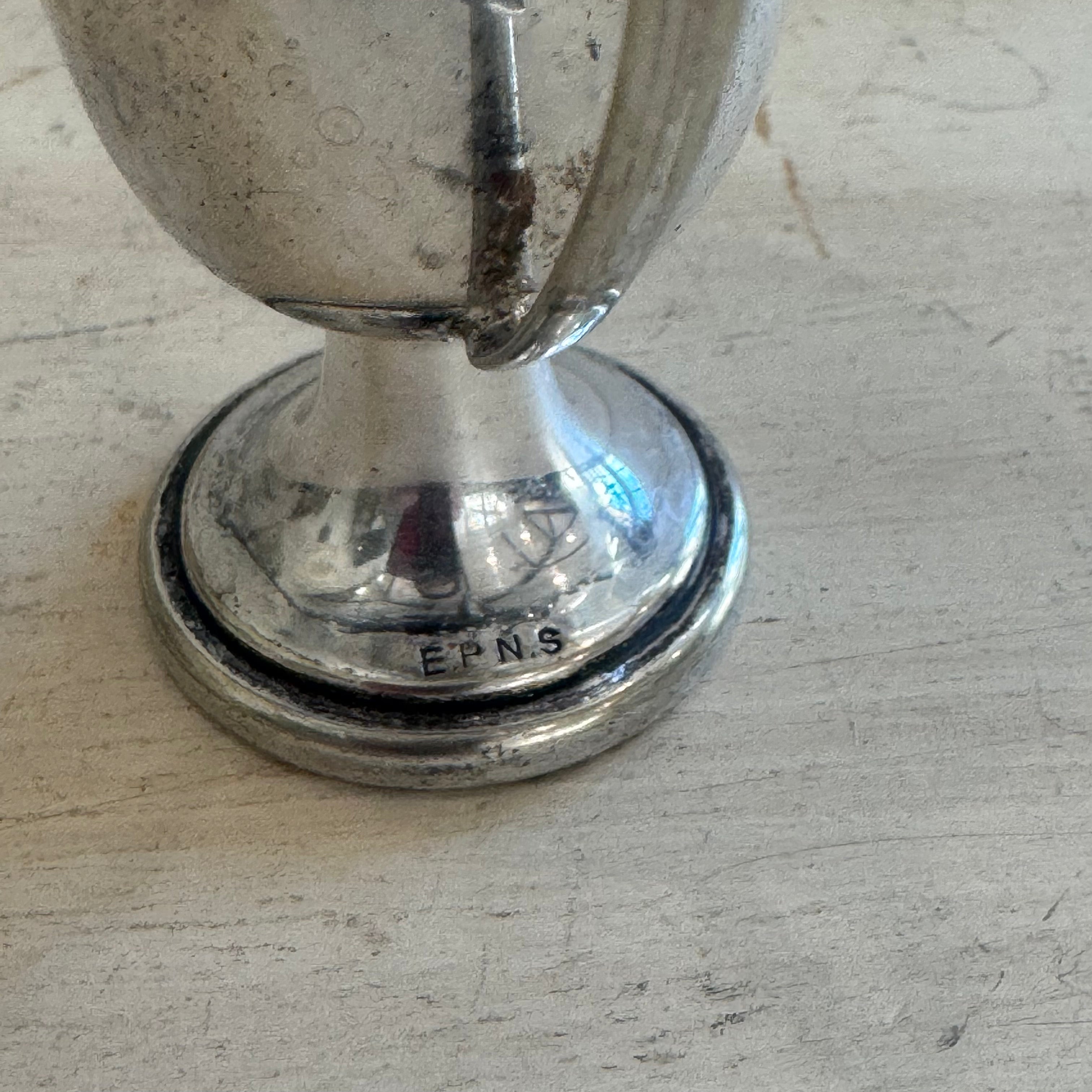 Vintage 1946 Moorlands School Silver-Plated Swimming Trophy