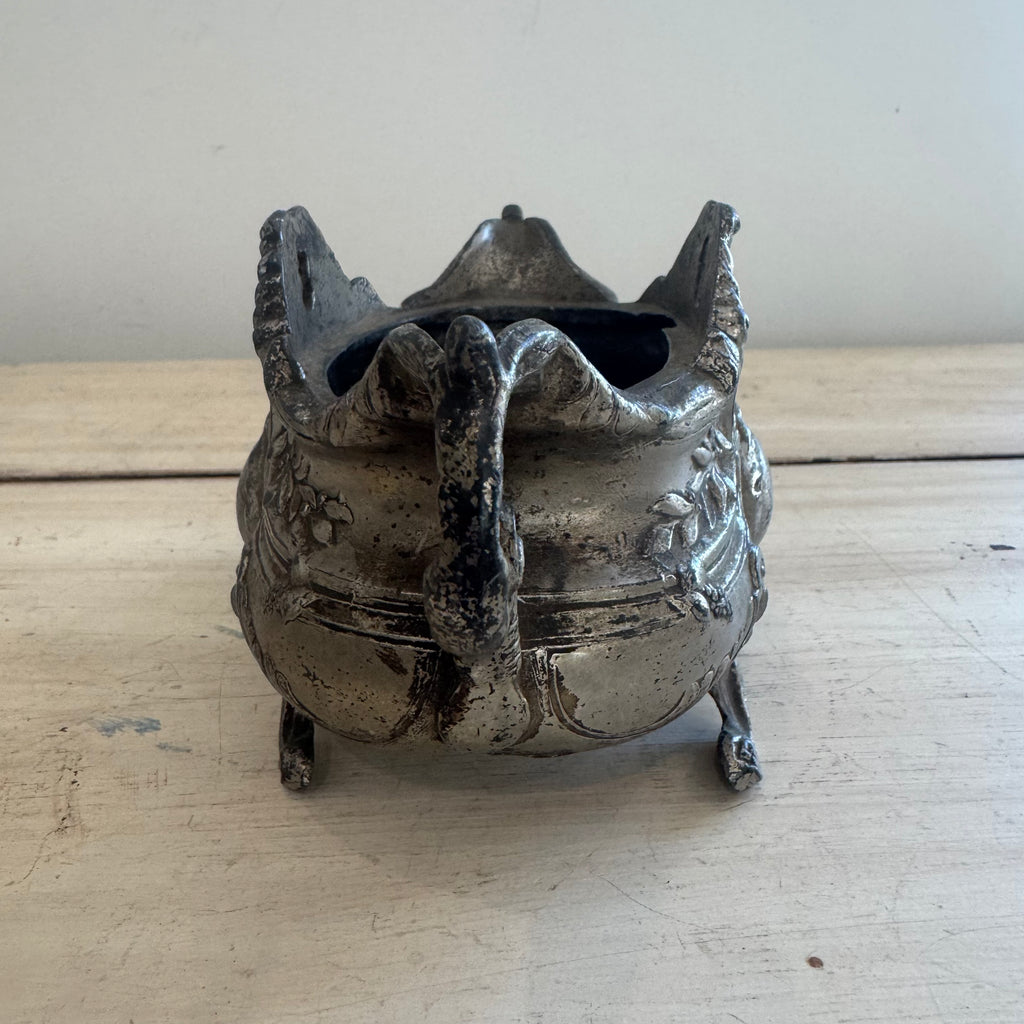 Vintage French Ornate Metal Jardinière