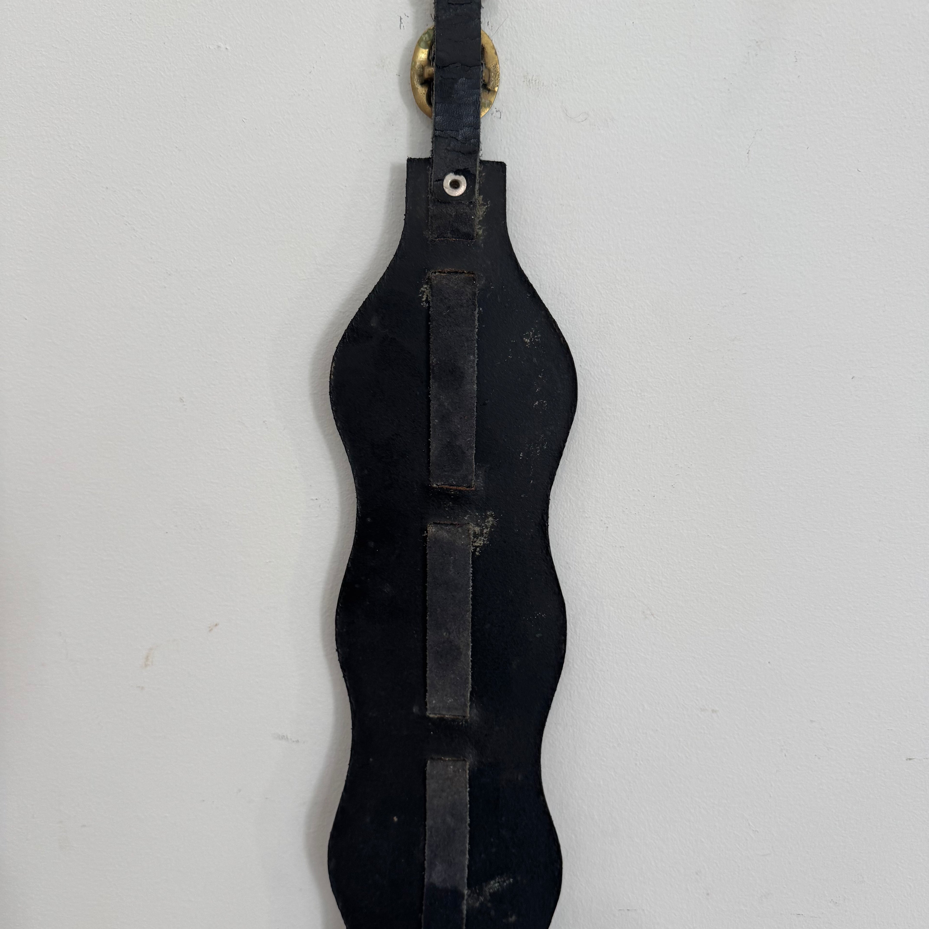 Vintage English Horse Brass on Leather - Shakespeare