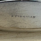 Vintage English R. Finnigan Leather Hip Flask