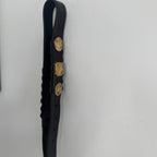 English Leather Horse Harness Strap with Brass Studs