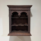Antique Carved Wooden Wall Shelf