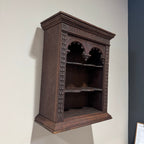Antique Carved Wooden Wall Shelf
